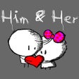 Ikona programu: Him  Her