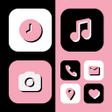 プログラムのアイコン：Wow DarkPink Theme - Icon…