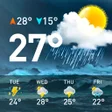 أيقونة البرنامج: Weather Forecast - Live R…