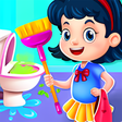 أيقونة البرنامج: Messy House Cleaning: Gir…