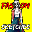 Fashion Design Flat Sketch