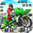 أيقونة البرنامج: Flying Bike Real Simulato…