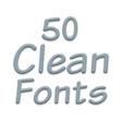 程序图标：Fonts for FlipFont 50 Cle…