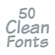 Fonts for FlipFont 50 Clean