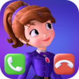 プログラムのアイコン：Princess fake video call