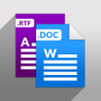 プログラムのアイコン：Rtf file reader Doc viewe…