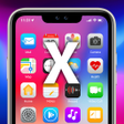 Ikon program: iPhone X Launcher For And…
