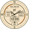 ไอคอนของโปรแกรม: Compass Trek - watch face