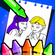 ladybug coloring cat icon