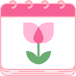 プログラムのアイコン：MyCycle: Period tracker