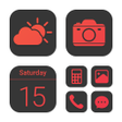 程序图标：Wow Cherry Dark - Icon Pa…