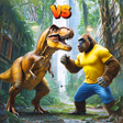 Иконка программы: Apes vs Dinosaur Fighting…