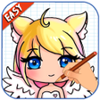 程序图标：How To Draw Cute Gacha GL