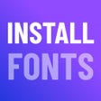 Icoon van programma: Fonts : Install Any Fonts