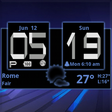 プログラムのアイコン：Honeycomb Weather Clock W…