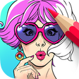 プログラムのアイコン：Free Coloring Book for Ad…