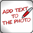Programikonen: Add text to the photo