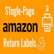 Single-Page Amazon Return Labels