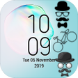 أيقونة البرنامج: AMOLED Digital Clock Widg…