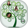 Ikona programu: Tree Collage GIF Photo Fr…