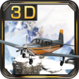 プログラムのアイコン：Snow Airplane 3D Flight R…