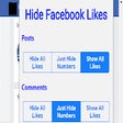 Hide Facebook Likes