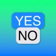 Yes No Stickers  Reverse