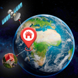 プログラムのアイコン：Live earth map  Route fin…