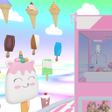 rainbow ice cream collecting icon