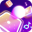プログラムのアイコン：Ballz Hop:Dancing Tiles