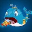 プログラムのアイコン：Reading for kids - Whale …