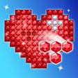 Icoon van programma: Sparkle Gem Color Puzzle