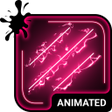 Programikonen: Pink Neon Animated Keyboa…
