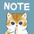 Ikon program: Notepad Cute Cats by mofu…