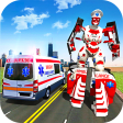 Ambulance Robot City Rescue Game