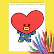 How to draw BT21 step by step easy drawing BT21 icon