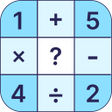 ไอคอนของโปรแกรม: Math Crossword - Number P…