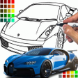 Ikon program: Coloring Car Automotive