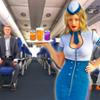 أيقونة البرنامج: Air Hostess Simulator : A…