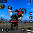 أيقونة البرنامج: Moto Wheelie 3D - Bike Ga…