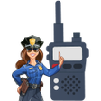 Biểu tượng của chương trình: Police Radio Scanner