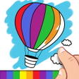 プログラムのアイコン：Finger Paint Coloring Boo…
