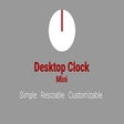 Icon of program: Desktop Clock Mini