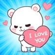 Icon of program: Love Stickers for Whatsap…