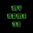 Programikonen: My Name 3D Live Wallpaper