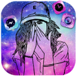 Programikonen: Galaxy Sad Girl Themes  W…
