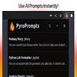 Programikonen: PyroPrompts AI
