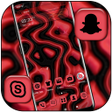 Programikonen: Red Black Liquid Theme