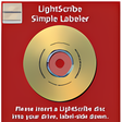 Icon of program: LightScribe Simple Labeler