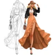 Иконка программы: Draw Fashion Clothes